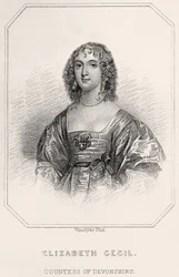 Portret van Elizabeth Cecil, Gravin van Devonshire