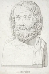 Portret van Euripides