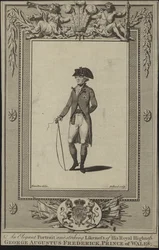 Portret van George Augustus Frederick, Prins van Wales