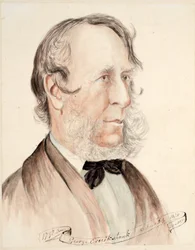 Portret van George Cruikshank
