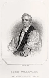 Portret van John Tillotson, Aartsbisschop van Canterbury, 1835