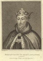 Portret van John of Gaunt, Hertog van Lancaster