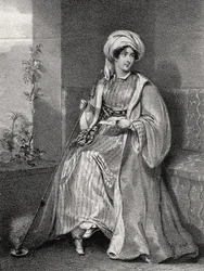 Portret van Lady Hester Stanhope