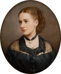 Portret van Lady Ida Lumley, Burggrafin Newport, later Gravin van Bradford, ca. 1868-1936
