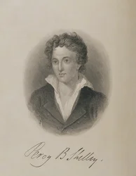 Portret van Percy Bysshe Shelley (1792-1822)