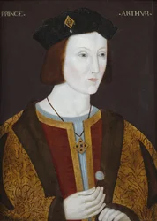 Portret van Prins Arthur (olieverf op paneel)