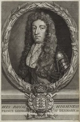 Portret van Prins George van Denemarken