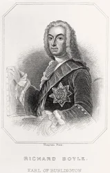 Portret van Richard Boyle, graaf van Burlington, 1835