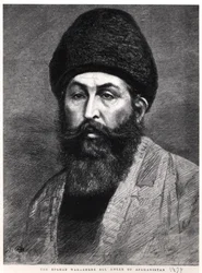 Portret van Shir Ali Khan (1825-79) Emir van Afghanistan, 1878