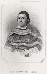 Portret van Sir Mathew Hale, 1835