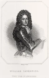Portret van William Cavendish, 1e Hertog van Devonshire