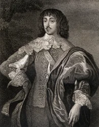 Portret van William Villiers, burggraaf Grandison, uit Lodges British Portraits, 1823