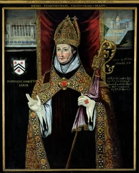 Portret van William van Wykeham (1325-1404)