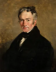 Portret van een heer