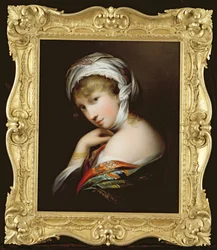 Portret van een Dame in Oosterse Kleding, c.1890