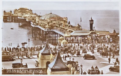 Ansichtkaart van de Palace Pier in Brighton