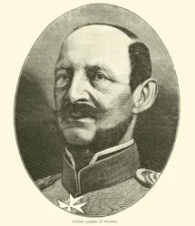 Prins Albert van Pruisen, oktober 1870