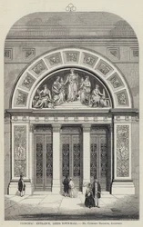 Hoofdingang, Leeds Town-Hall