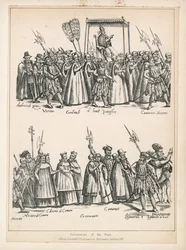 Processie van de paus