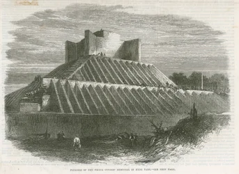 Voortgang van het Prins-Gemaal Memorial in Hyde Park
