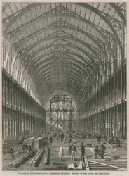 Voortgang op het Internationale Tentoonstellingsgebouw; Deel van het schip