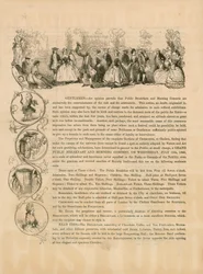 Promotiefolder voor een groot openbaar ontbijt en ochtendconcert op 15 juli 1846