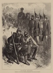 Pruisische Soldaten (gravure)