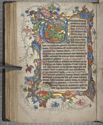 Psalter met Sarum gebruik kalender, Fol 72 verso, ca. 1425-75