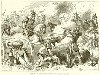 Achtervolging en nederlaag van muiters door Roberts brigade