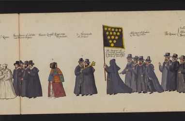 Begrafenisstoet van Koningin Elizabeth I