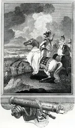 Koningin Elizabeth in het kamp bij Tilbury, 1811