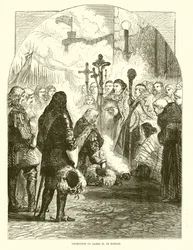 Ontvangst van Jacobus II in Dublin