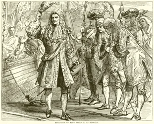 Ontvangst van koning James II in Kinsale