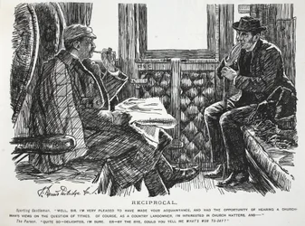 Wederzijds, illustratie uit Punch