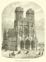 Reims Kathedraal, Westgevel