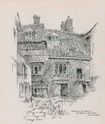 Restanten van het paleis van de bisschop van Winchester