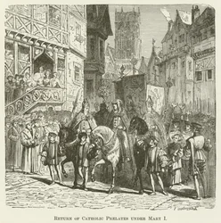 Terugkeer van katholieke prelaten onder Maria I
