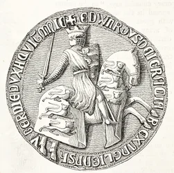 Keerzijde van het Grote Zegel van Edward I
