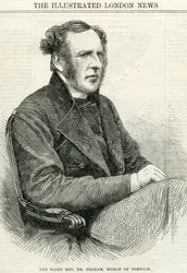 Rechts Eerw. Dr. Pelham, Bisschop van Norwich uit The Illustrated London News 14 oktober 1865