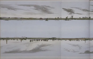 Panorama van de rivier de Theems, c.1829