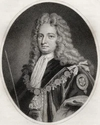 Robert Harley, gegraveerd door Maddox, illustratie uit 