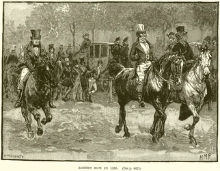 Rotten Row in 1830