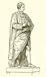 Roubiliacs standbeeld van Newton uit de kapel van Trinity College