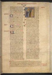 Royal 6 E VI, f. 232, Capella (Kapel), ca. 1360-75