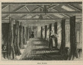Royal Free Hospital, Londen: Ziekenzaal