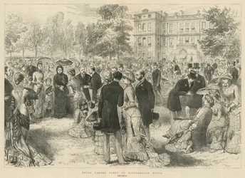 Koninklijk tuinfeest in Marlborough House, Londen