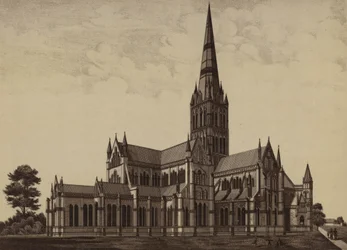Kathedraal van Salisbury, vanuit het noordoosten