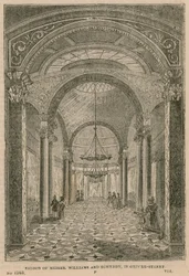 Salon van Messrs Williams en Sowerby, Oxford Street, Londen