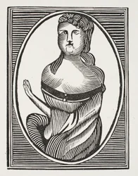 Sarah Millwood, illustratie uit Chap-books van de achttiende eeuw door John Ashton, uitgegeven 1882