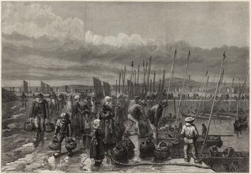 Sardinevisserij aan de kust van Bretagne
